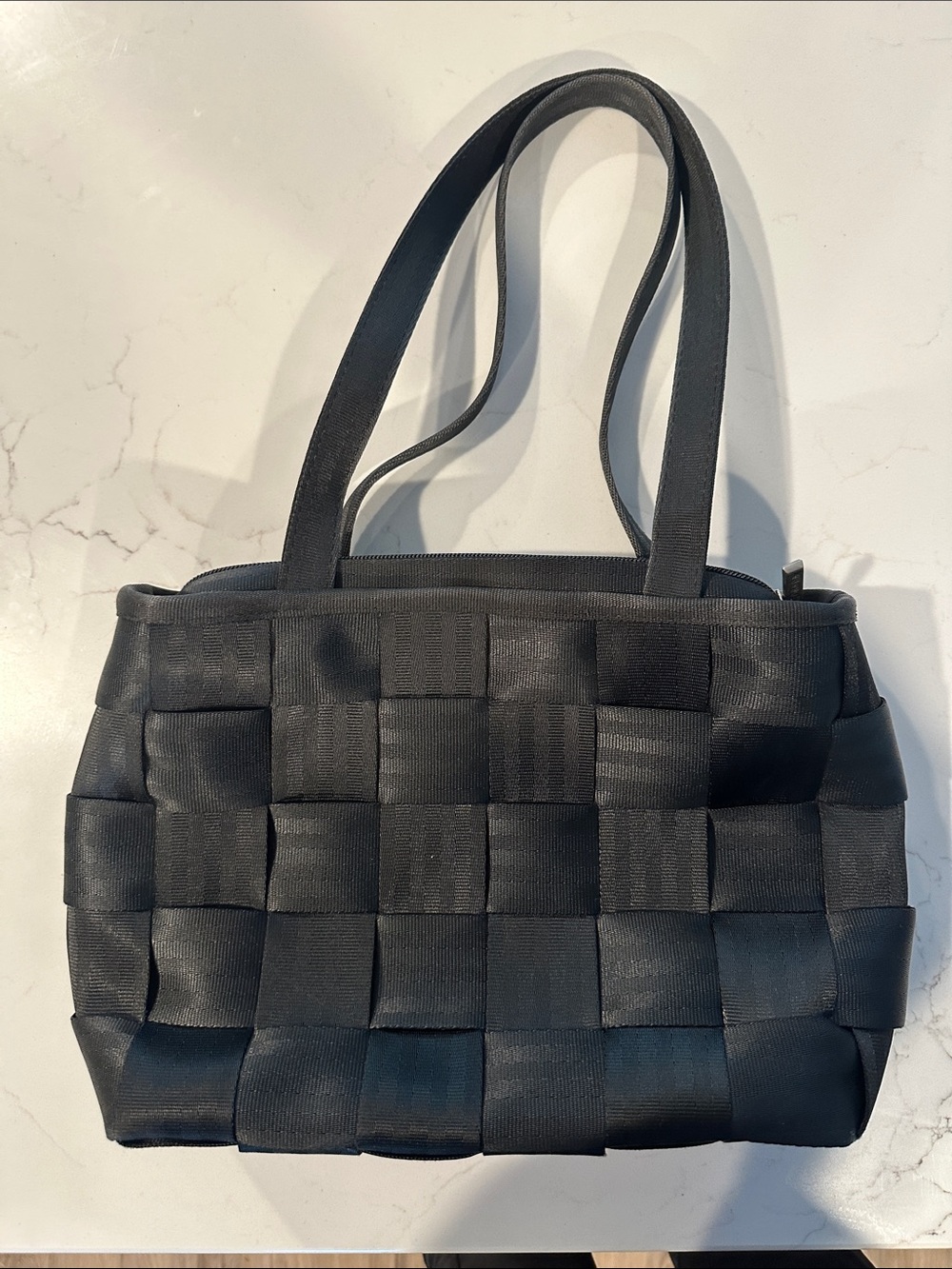 Harveys Black Woven Seatbelt Tote